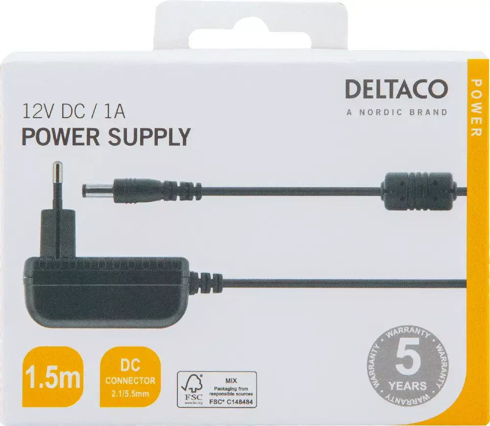 Barošanas adapteris Deltaco PS12-10B Photo 5