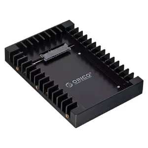 ORICO SATA adapteris 1125SS-V1-BK-EP — pāreja no 2.5" uz 3.5" дискā (montāža un barošanas/datu savienotājs)