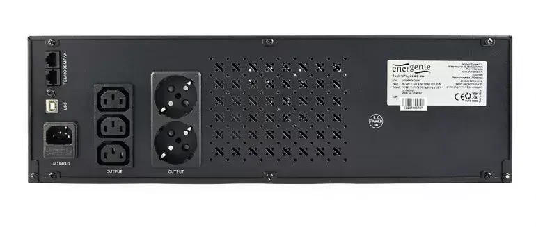 ENERGENIE UPS-RACK-2000 2 кВА ИБП (1200 Вт) Photo 4