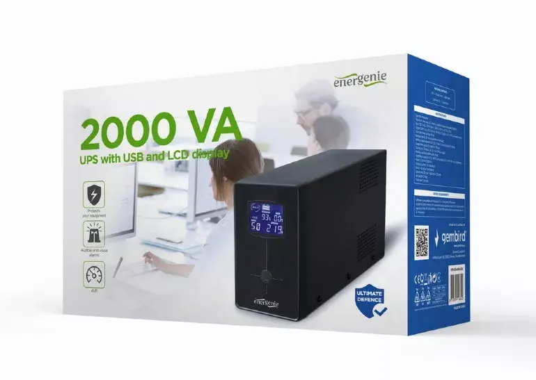 ENERGENIE EG-UPS-035 Line-Interactive ИБП 2 кВА / 1200 Вт Photo 4