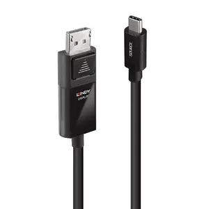 USB Type C to DP Adapter Cable Lindy 1m