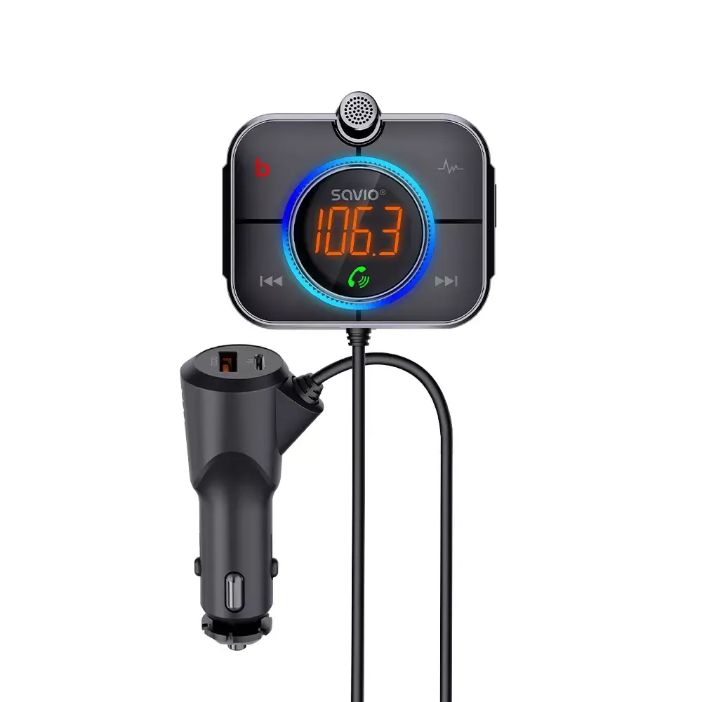 SAVIO TR-14 FM raidītājs Bluetooth USB Photo 2