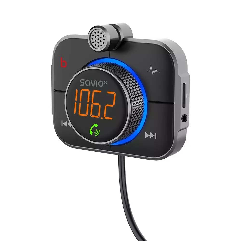 SAVIO TR-14 FM raidītājs Bluetooth USB Photo 6