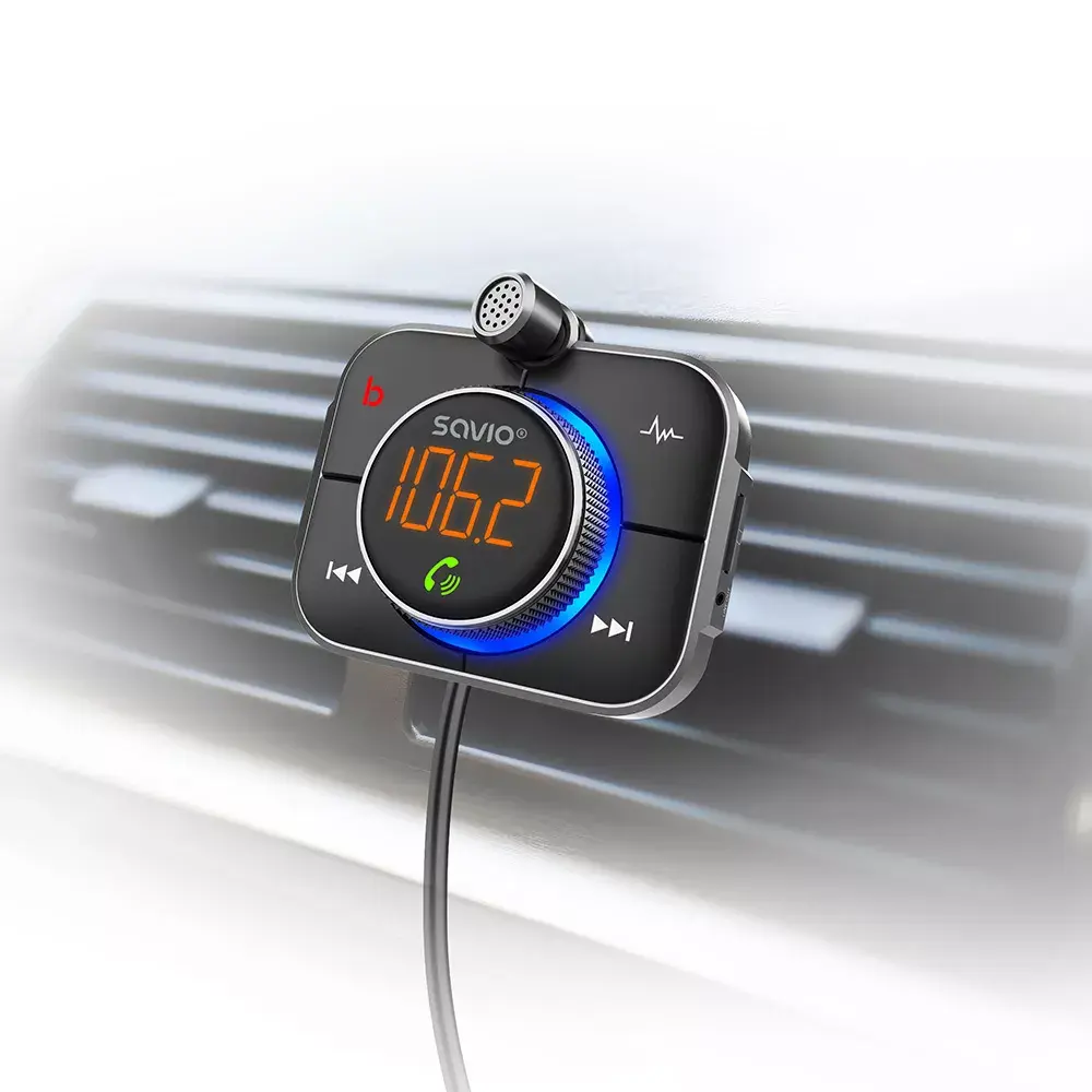 SAVIO TR-14 FM raidītājs Bluetooth USB Photo 8