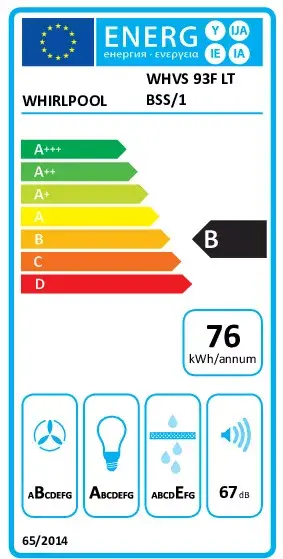 Вытяжка Whirlpool WHVS 93F LT BSS/1 Photo 7