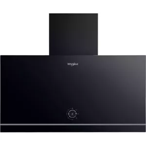 Настенная вытяжка WHIRLPOOL WHVA 62F LM K — макс. 485 м³/ч, выход 150 мм, алюминиевый жировой фильтр, чёрная