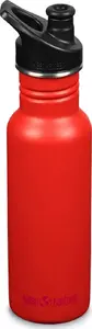 Nerūsējošā tērauda pudele klean kanteen Classic Narrow 532 ml ar sporta vāciņu, Tiger Lily