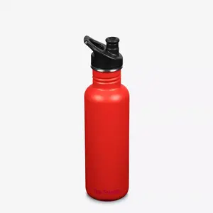 Stainless Steel Drinking Bottle Klean Kanteen 1008442 — 800 ml, Red, 72.5×276.2 mm