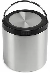 klean kanteen TKCanister 16oz with insulated lid — stainless steel food canister, 16 oz (473 ml)