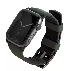 Ремешок Uniq Linus для Apple Watch 42/44/45/49 мм, Airosoft силикон, зелёный