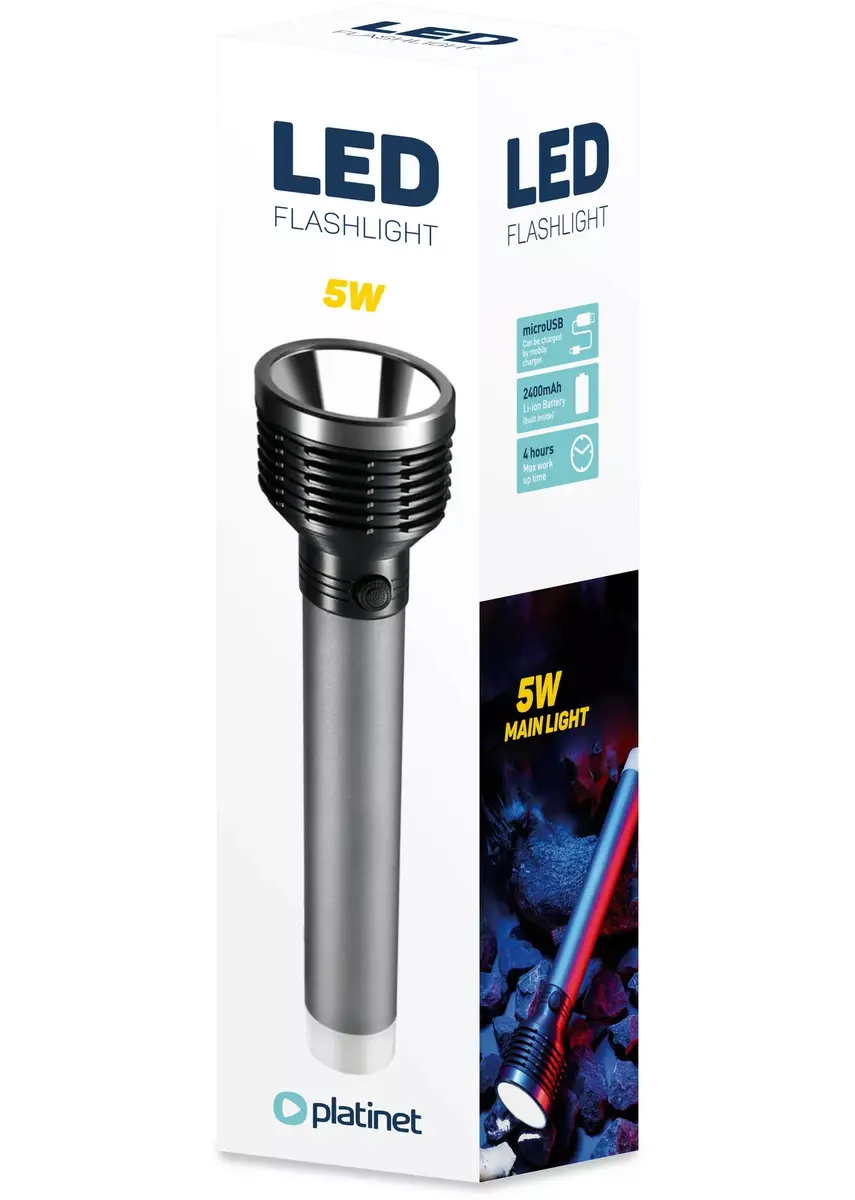 Flashlight PLATINET Torch 45771 5W Photo 14
