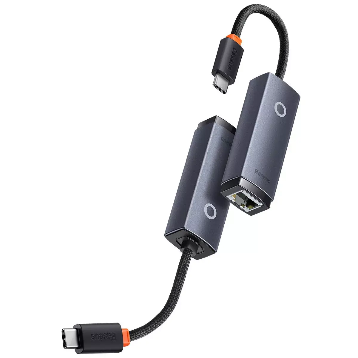 Сетевой адаптер Baseus Lite Series USB-C to RJ45 Gigabit 1000Mbps (серый) Photo 20