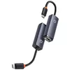 Сетевой адаптер Baseus Lite Series USB-C to RJ45 Gigabit 1000Mbps (серый) Photo 20