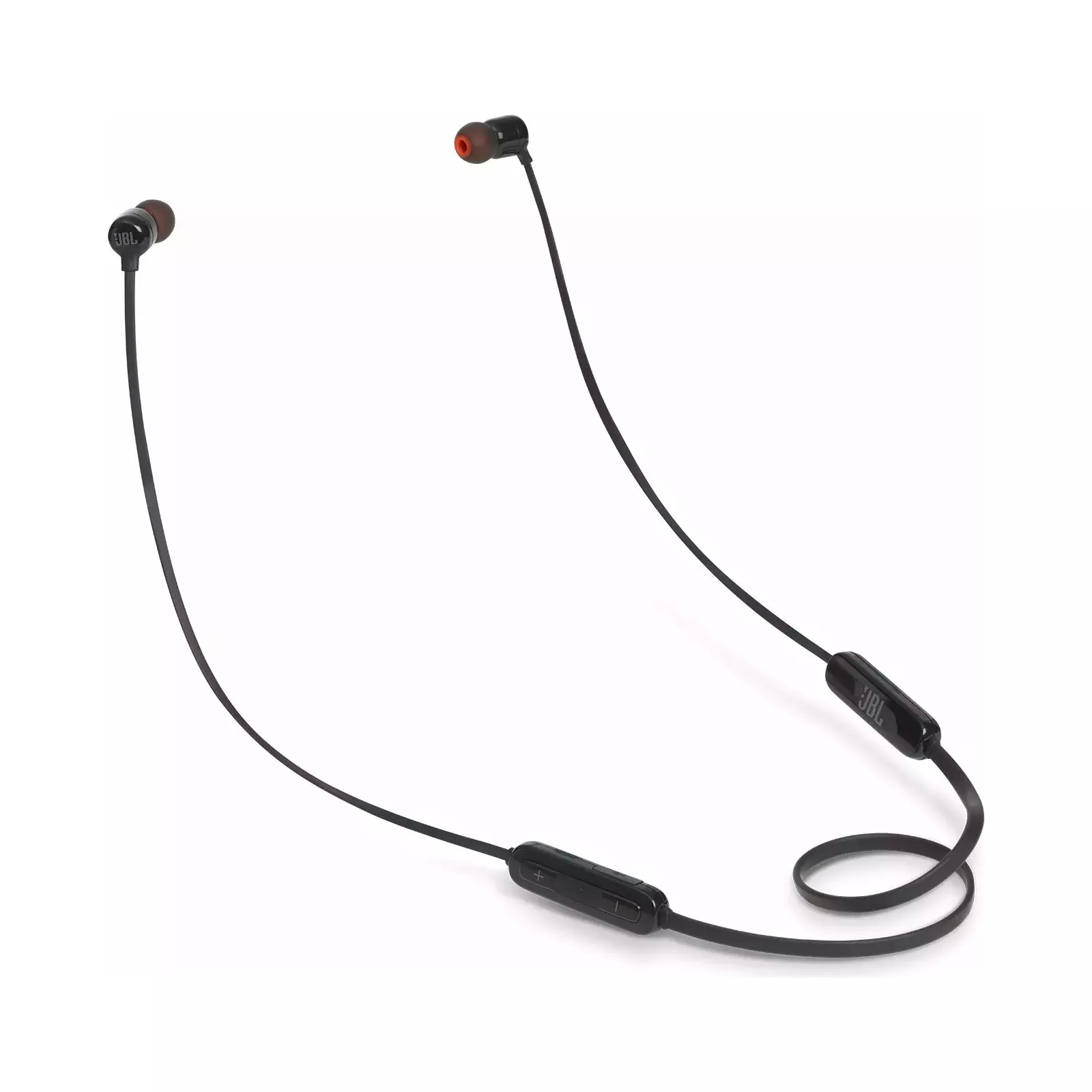 JBL T110 Earphones with mic in-ear wired 3.5 mm jack black