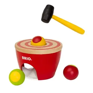 Деревянная развивающая игрушка BRIO 30519, от 1,5 лет, 5 деталей, цветная