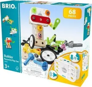 BRIO komplekts ar ierakstītāju un atskaņošanu — modelis 34592, aksesuārs koka vilcienu sistēmai