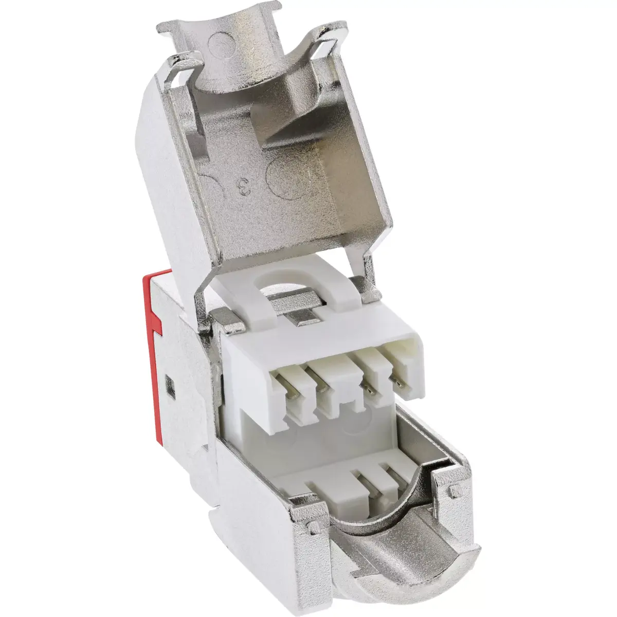 InLine Keystone RJ45 разъем Cat.6A красный Photo 3