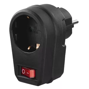 Power Plug Adapter Type F Hama 00223214 Black