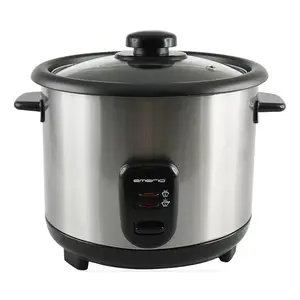Rice Cooker Emerio RCE-110118 1.5L 500W Black Stainless Steel