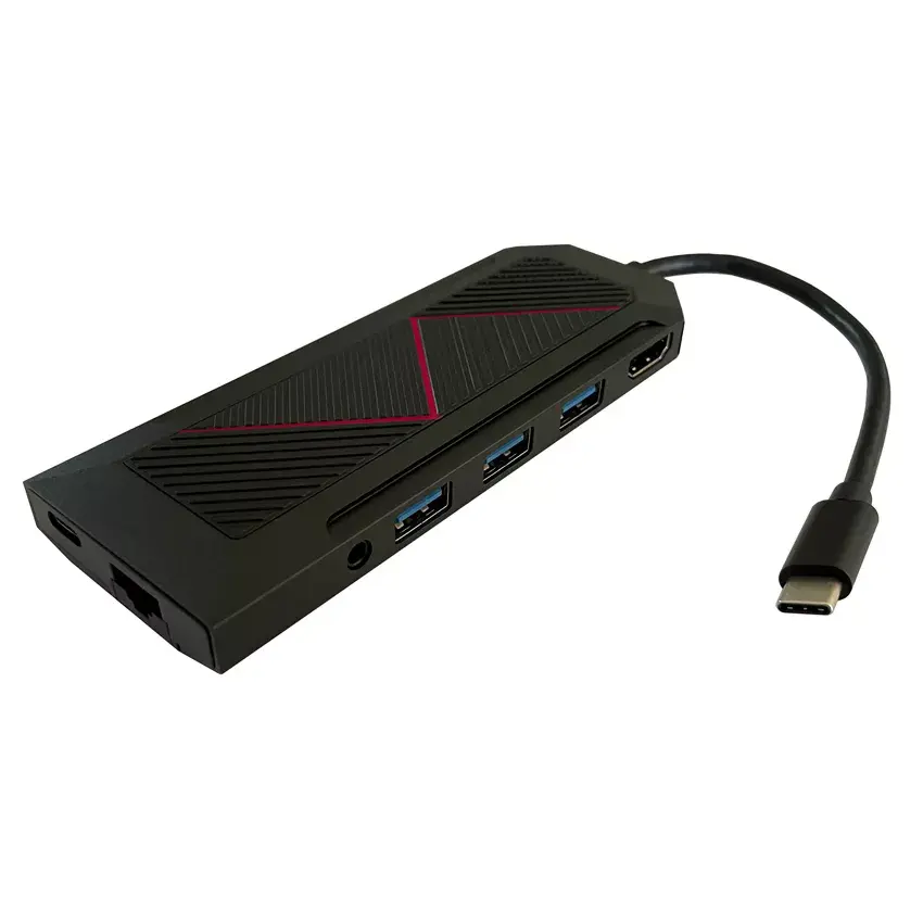 USB хаб LC-Power LC-HUB-C-MULTI-6-RGB Photo 2