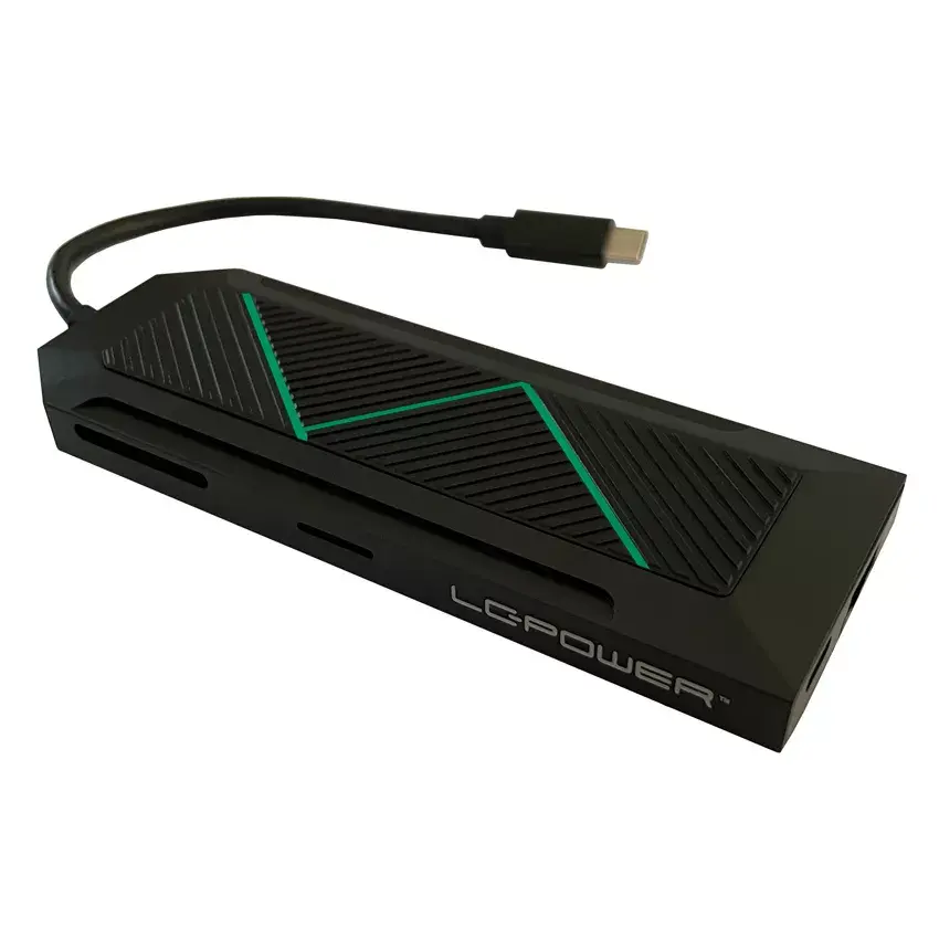 USB хаб LC-Power LC-HUB-C-MULTI-6-RGB Photo 3