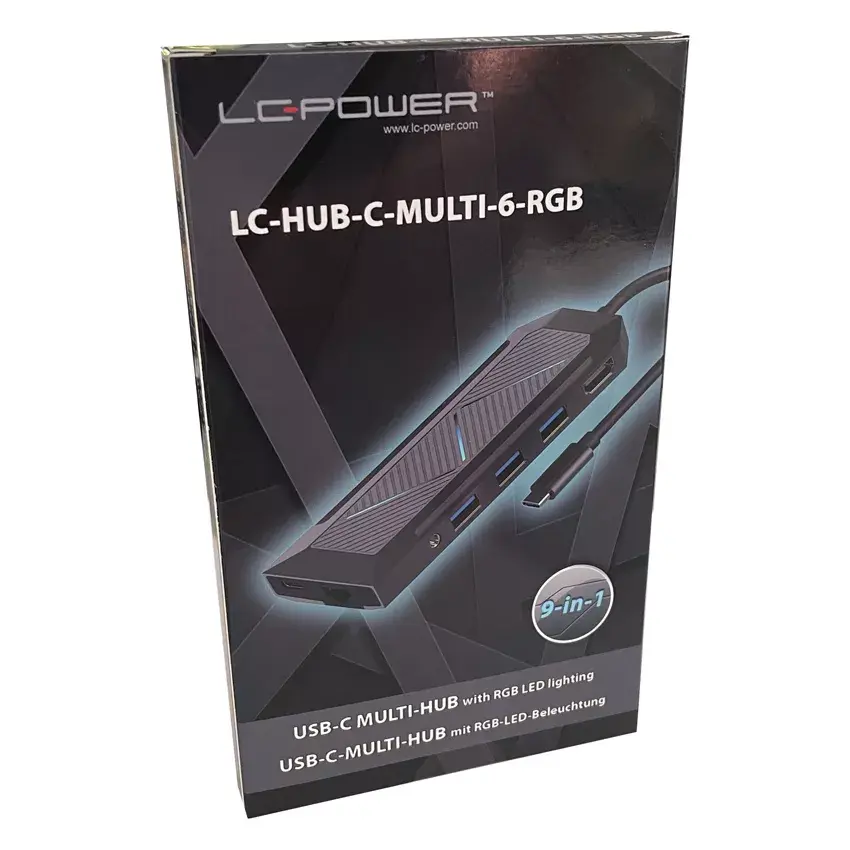 USB хаб LC-Power LC-HUB-C-MULTI-6-RGB Photo 8