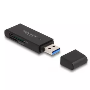 Card Reader DeLOCK 91002 USB Black MicroSD SD SDHC SDXC 5000 Mbit/s