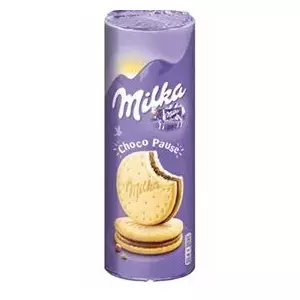 Печенье Milka Choco Pause 260 г — шоколадные печенья с начинкой, 260 г
