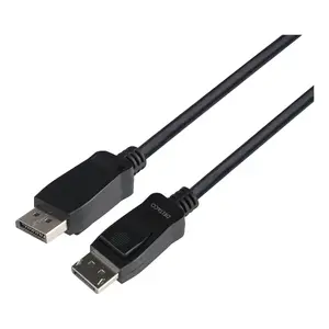 DisplayPort cable Deltaco DP8K-1010-LSZH 1 m Black