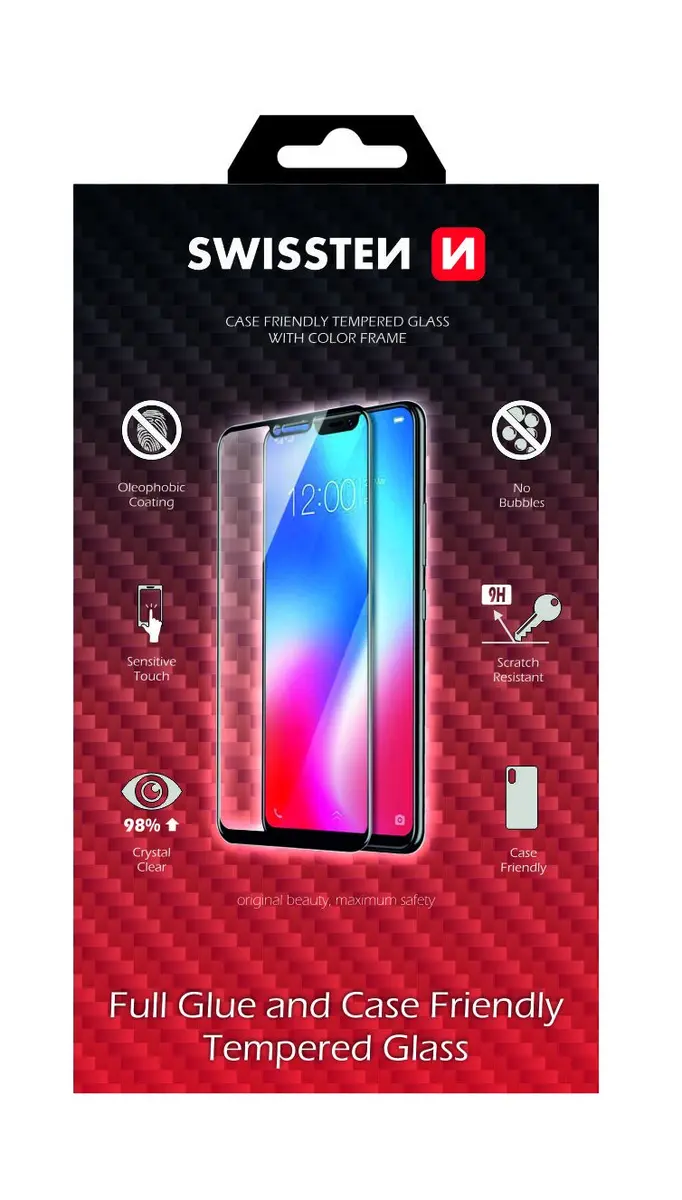 Tempered stikls aizsargplēve SWISSTEN priekš Apple