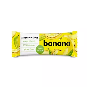 Snack bar the beginnings Banana 40g — banana-flavored nutrition bar, 40 g
