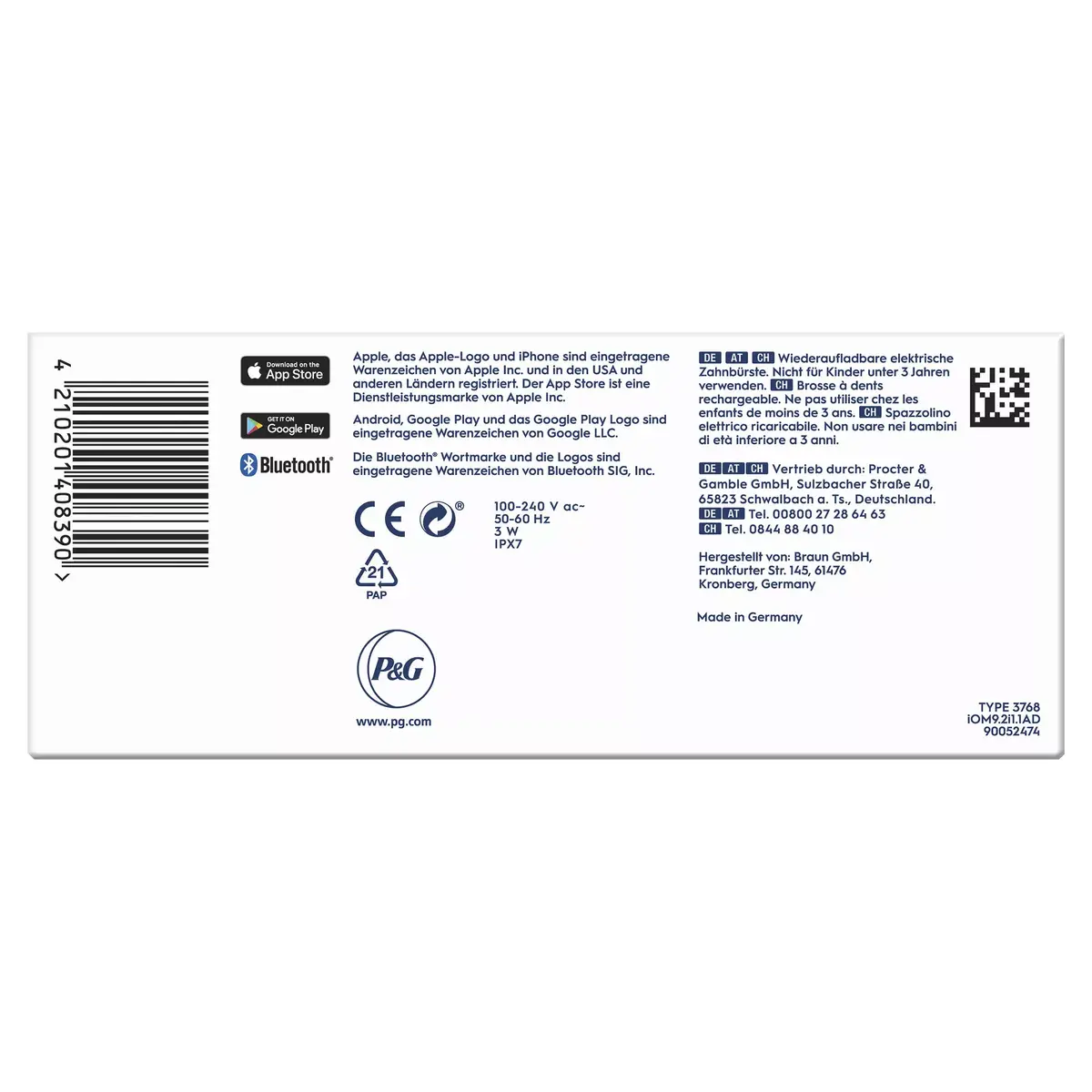 Rotējoša-oscillējoša zobu birste Oral-B iO Series 9n Photo 13