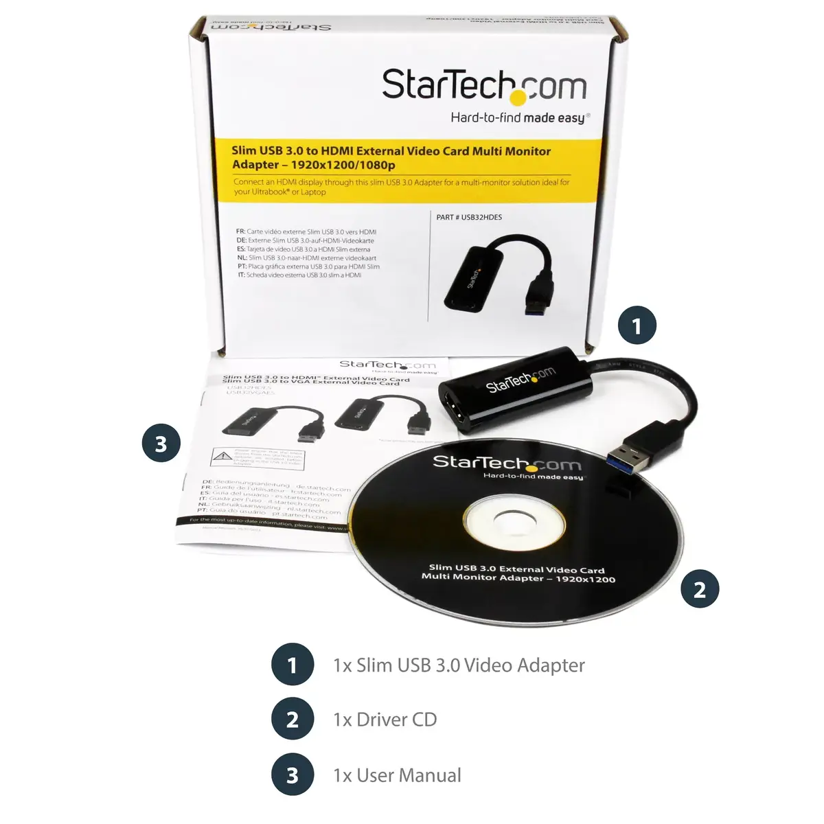USB uz HDMI adapteris StarTech.com USB32HDES Photo 9