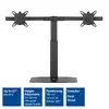 Free standing gas spring dual monitor arm ACT AC8332 Photo 4