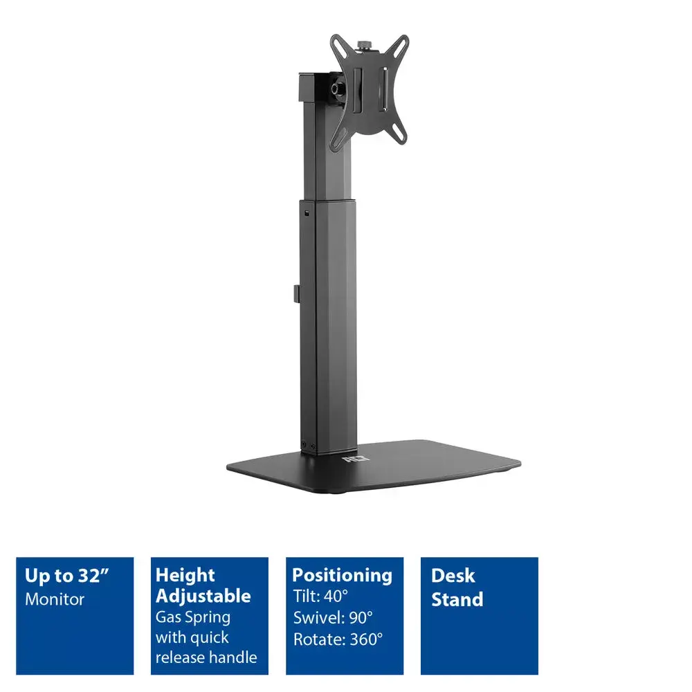Free standing gas spring monitor arm ACT AC8331 Photo 4