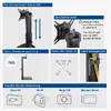 Free standing gas spring monitor arm ACT AC8331 Photo 6