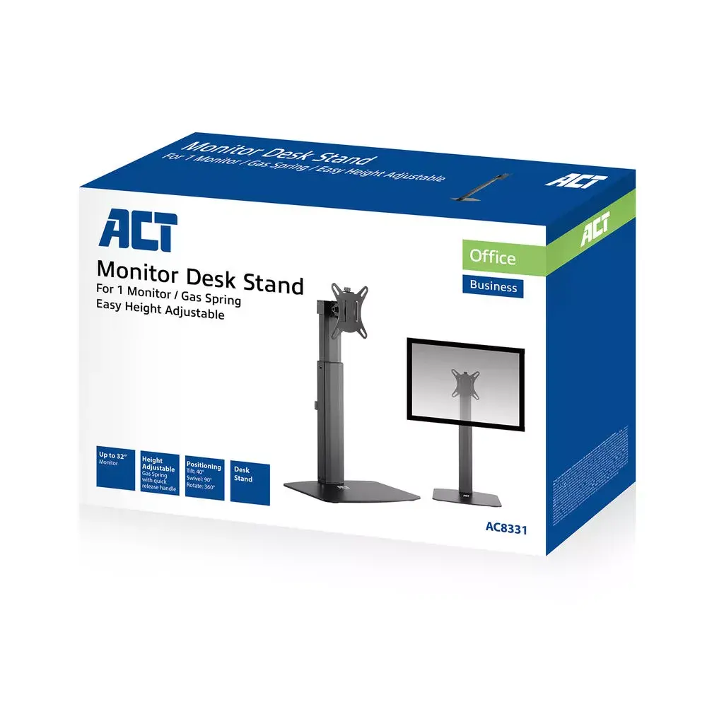 Free standing gas spring monitor arm ACT AC8331 Photo 7