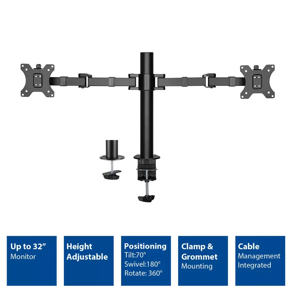Dual monitor arm ACT Solid Pro Photo 4
