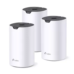 TP-Link Deco S7 (3-pack) Divkāršā frekvenču josla (2.4 GHz / 5 GHz) Wi-Fi 5 (802.11ac) Balts, Melns Iekšējs