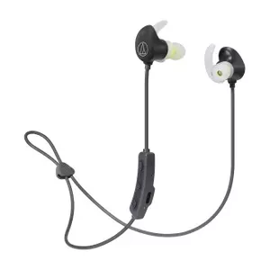 Audio-Technica ATH-SPORT60BT headphones/headset Wireless In-ear, Neck-band Music Bluetooth Black