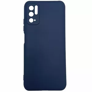 Silicone case Evelatus for Xiaomi Redmi Note 10 5G, soft-touch TPU, blue
