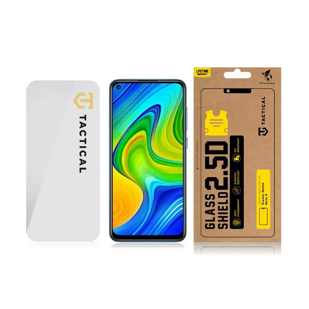 Tactical Tempered Glass for Xiaomi Redmi Note 9 2.5D Photo 2