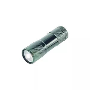 Ручной фонарь ANSMANN Action9 Black, корпус алюминий, 9 LED, луч 30 м, питание AAA (щелочные), до 8 ч работы