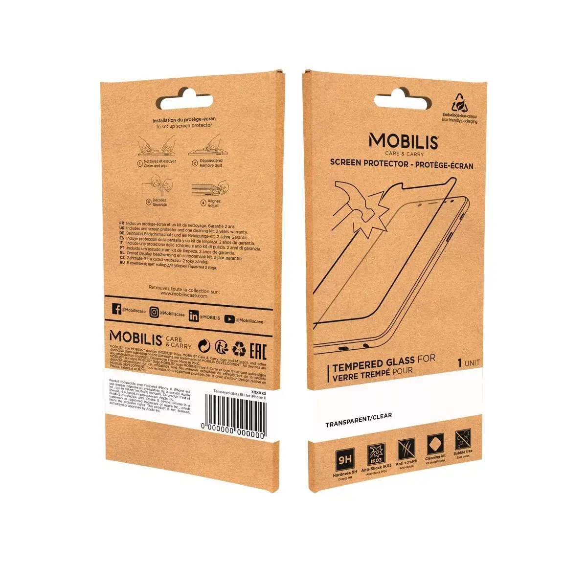Прозрачная защитная пленка Mobilis 017014 Samsung Galaxy Xcover Pro Photo 3