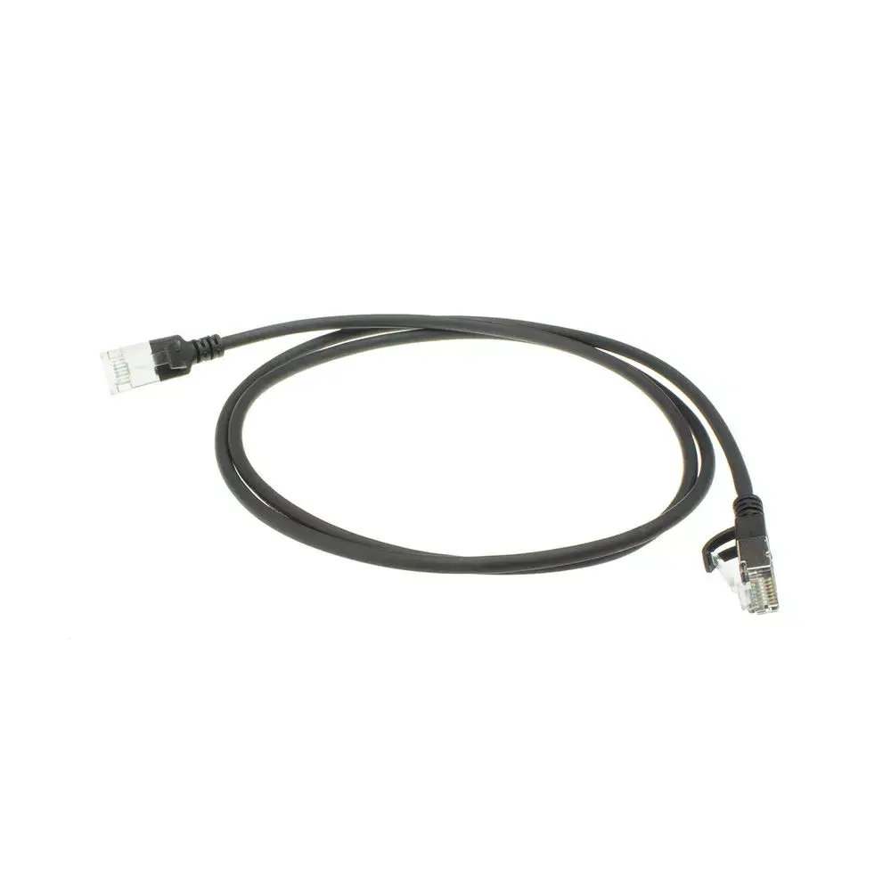ACT Black 10 metru LSZH U/FTP CAT6A patch kabelis Photo 2