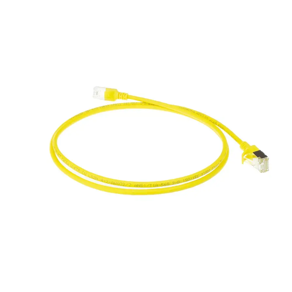 ACT Жёлтый 10м LSZH U/FTP CAT6A Патч-кабель Photo 2