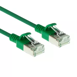 ACT Green 7м LSZH U/FTP CAT6A патч-кабель Snagless RJ45