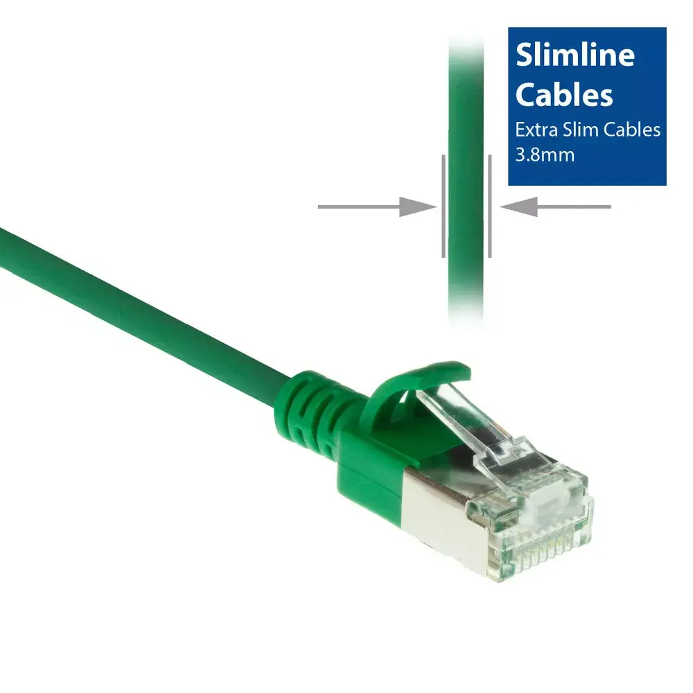 ACT Green 7м LSZH U/FTP CAT6A патч-кабель Photo 3