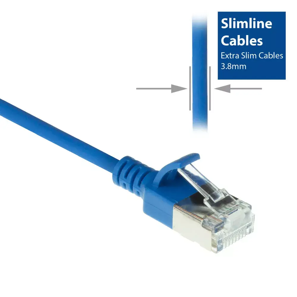 Патч-кабель ACT Blue 10м LSZH U/FTP CAT6A Photo 3
