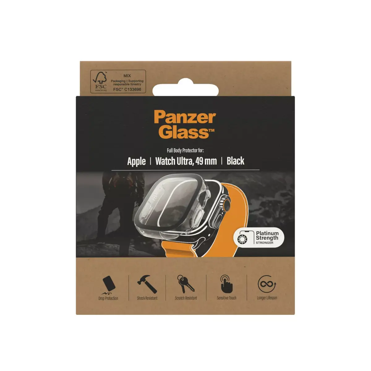 PanzerGlass Защитное стекло Полное тело Apple Watch Ultra 2 Photo 3